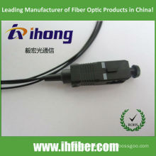 fiber optical sc/apc BLACK Pigtail. black cable with black connector 0.9mm